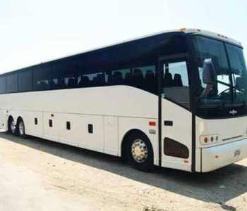 50 passenger charter bus Cypress Lake