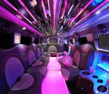 Cadillac Escalade limo interior Arcadia